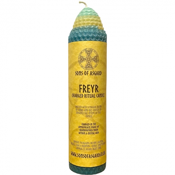 Freyr - Beeswax Ritual Candle